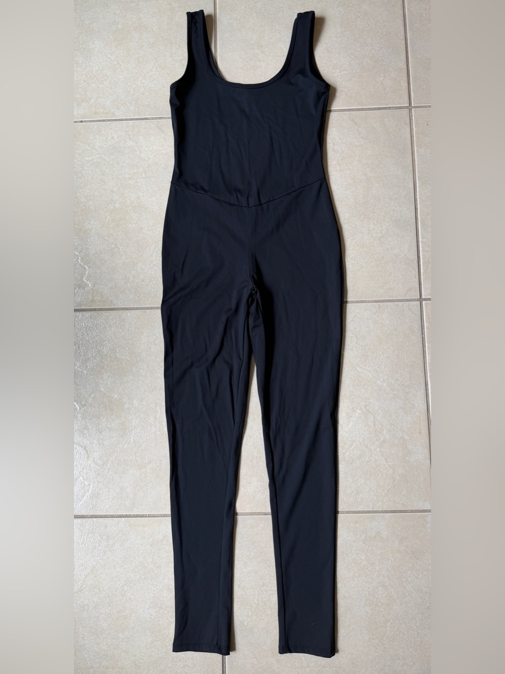Forever 21 Women's Black Activewear Jumpsuit Unitard Bodysuit Sleeveless Size S